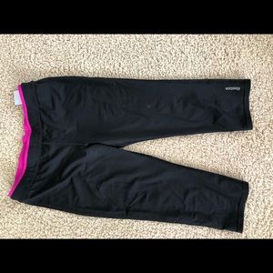 Black Reebok Cropped Leggings